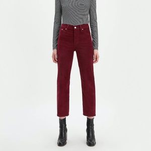 Levis Wedgie Straight Fit Corduroy Pants